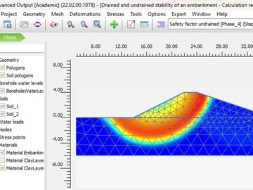 Curso de modelización y análisis de estabilidad de taludes con PLAXIS 2D