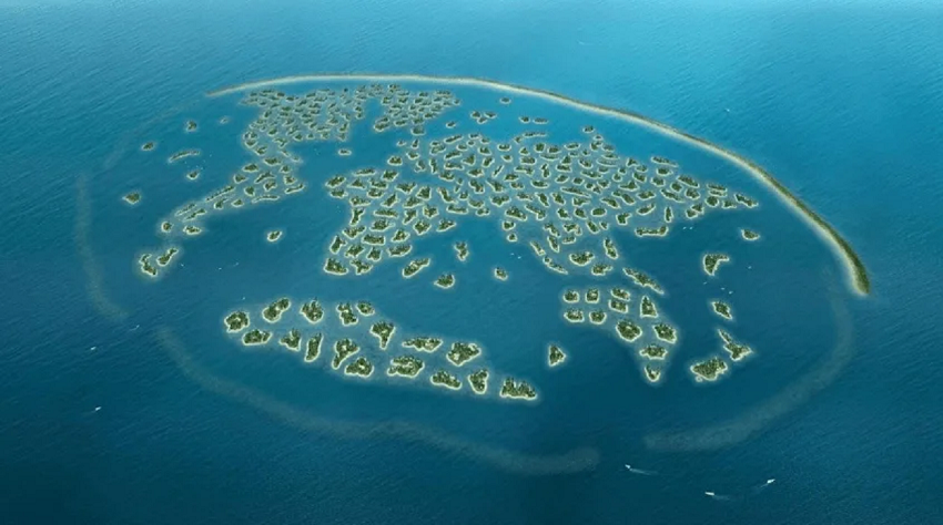 Imagen en perspectiva The World Islands Dubái