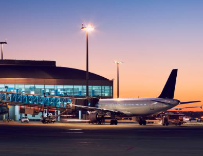 Imagen exterior de la terminal de un aeropuerto
