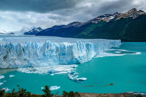 Fotografía panorámica del glaciar Perito Moreno (Argentina)