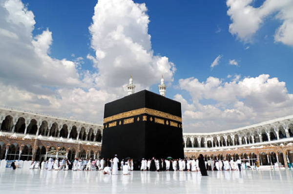 Imagen de la Kaaba, punto más sagrado del islam (La Meca)