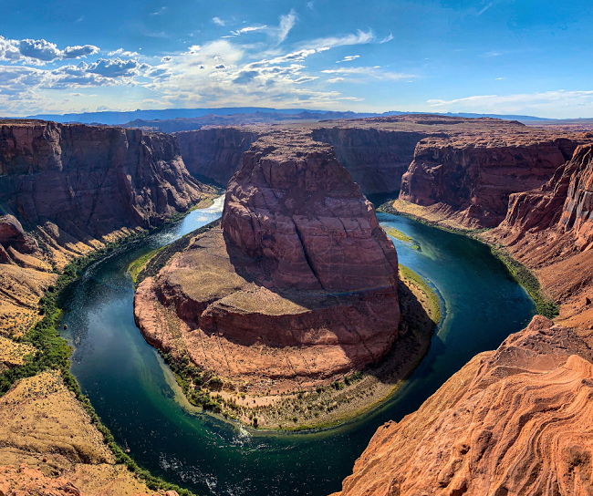 Fotografía aérea del Gran Cañón de Colorado